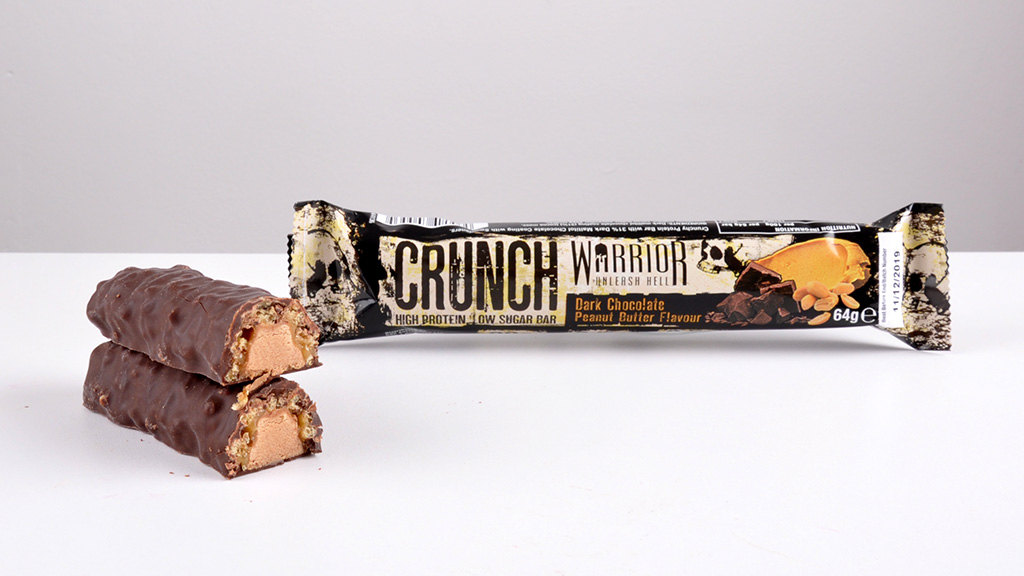 Crunch Warrior Dark Chocolate Peanut Butter Flavour High Protein Low