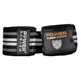 POWER SYSTEM Heavy Duty Weightlifting Elbow Wraps