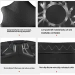 Hardcore Knee Sleeve Silicone Anti Slip Pads Pair - Image 2