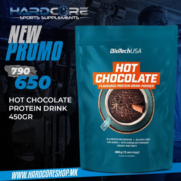 PROMO: Hot Chocolate Protein Drink 450gr