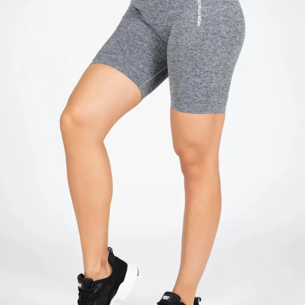 Quincy Seamless Cycling Shorts Gray Melange