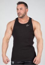 Richmond Rib Tank Top - Black/Gray L/XL