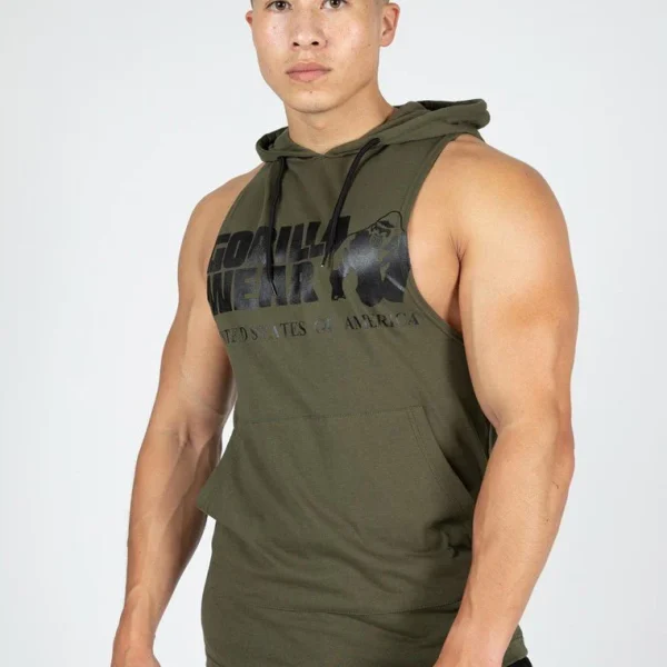 Rogers Hooded Tank Top Army Green