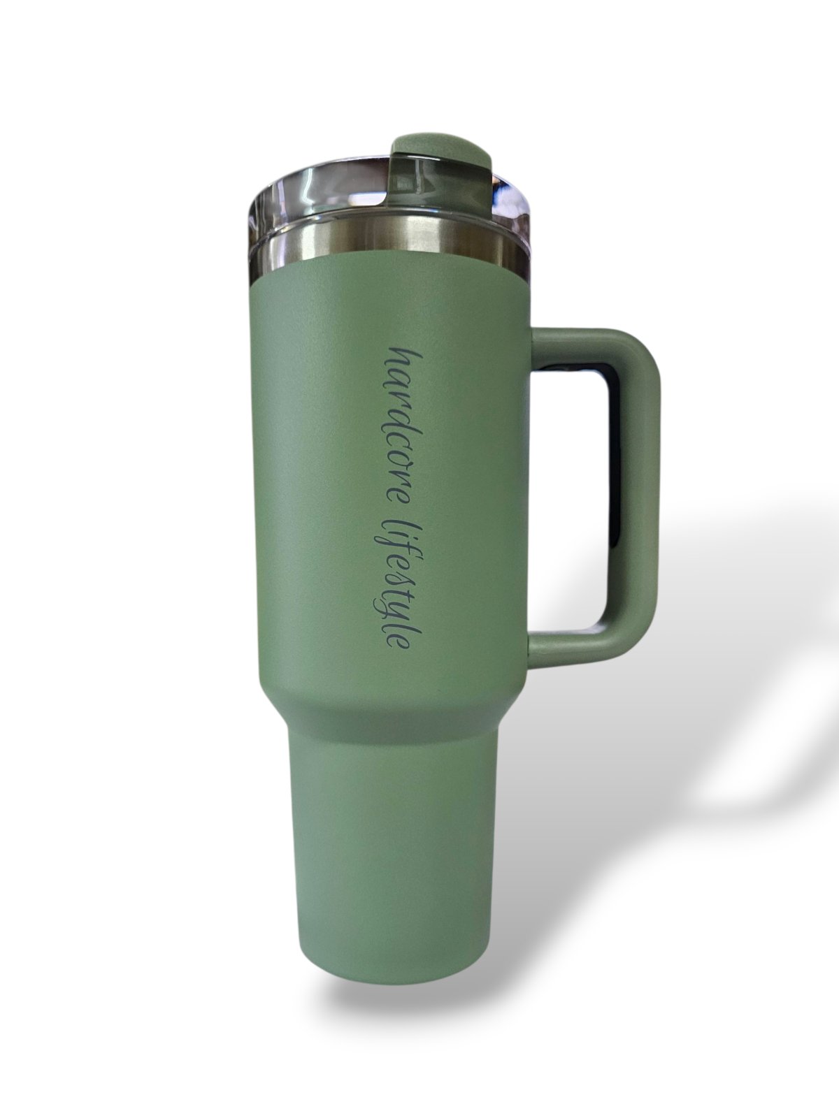 Hardcore LifeStyle 1200ml Green Matte Hardcore Lifestyle Stainless Steel 1200ml Flask - Image 2