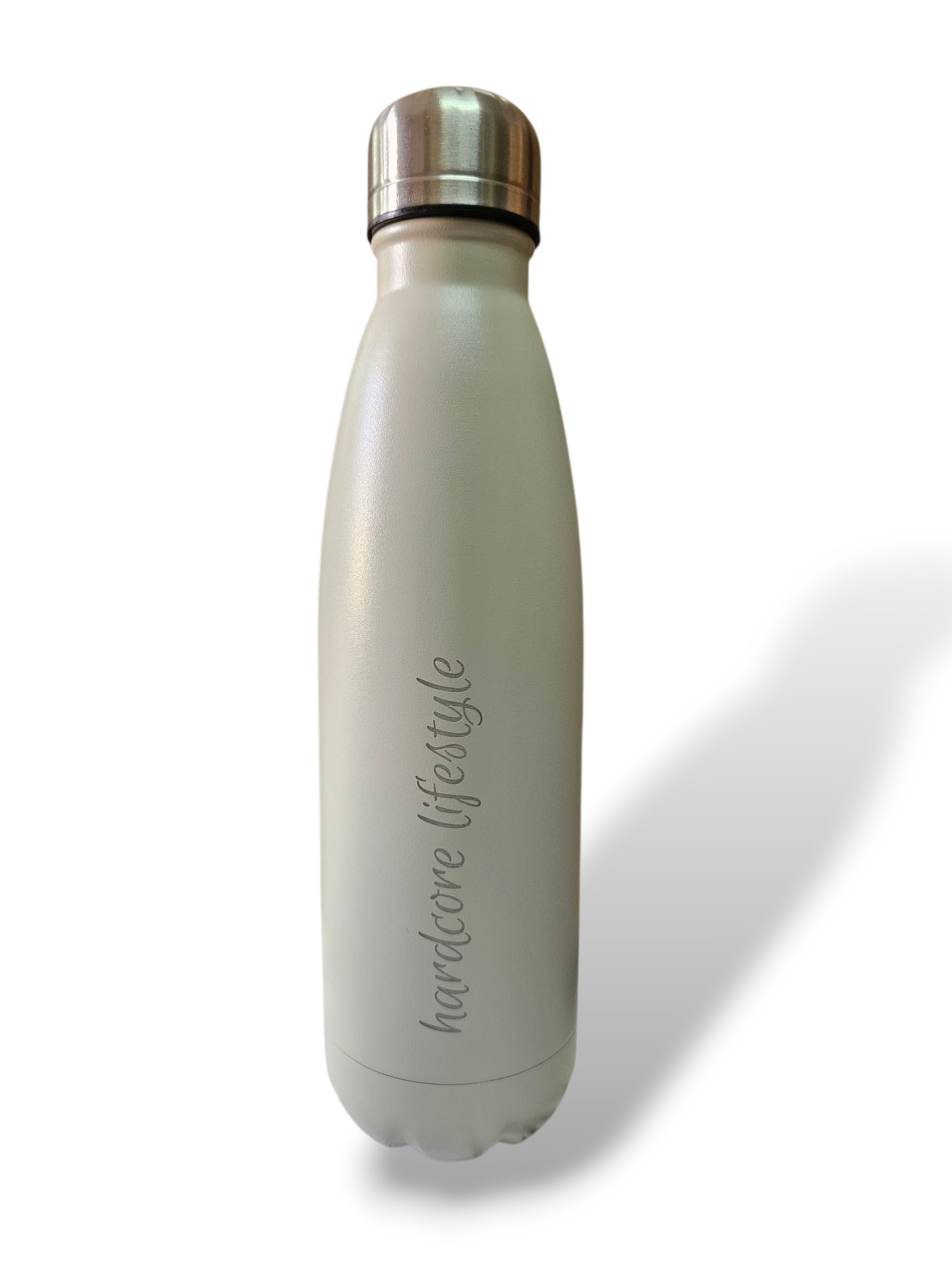 Hardcore LifeStyle Stainless Steel Flask 500ml Green Black Matte Hardcore Lifestyle Stainless Steel Flask 500ml - Image 1