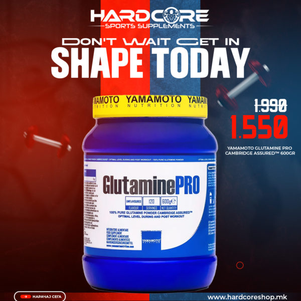 PROMO: Yamamoto Glutamine 600gr