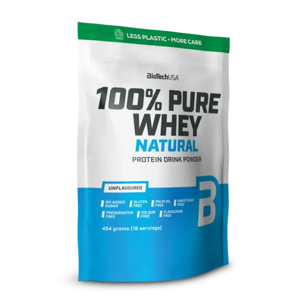 BioTechUSA 100% Pure Whey Natural 454gr