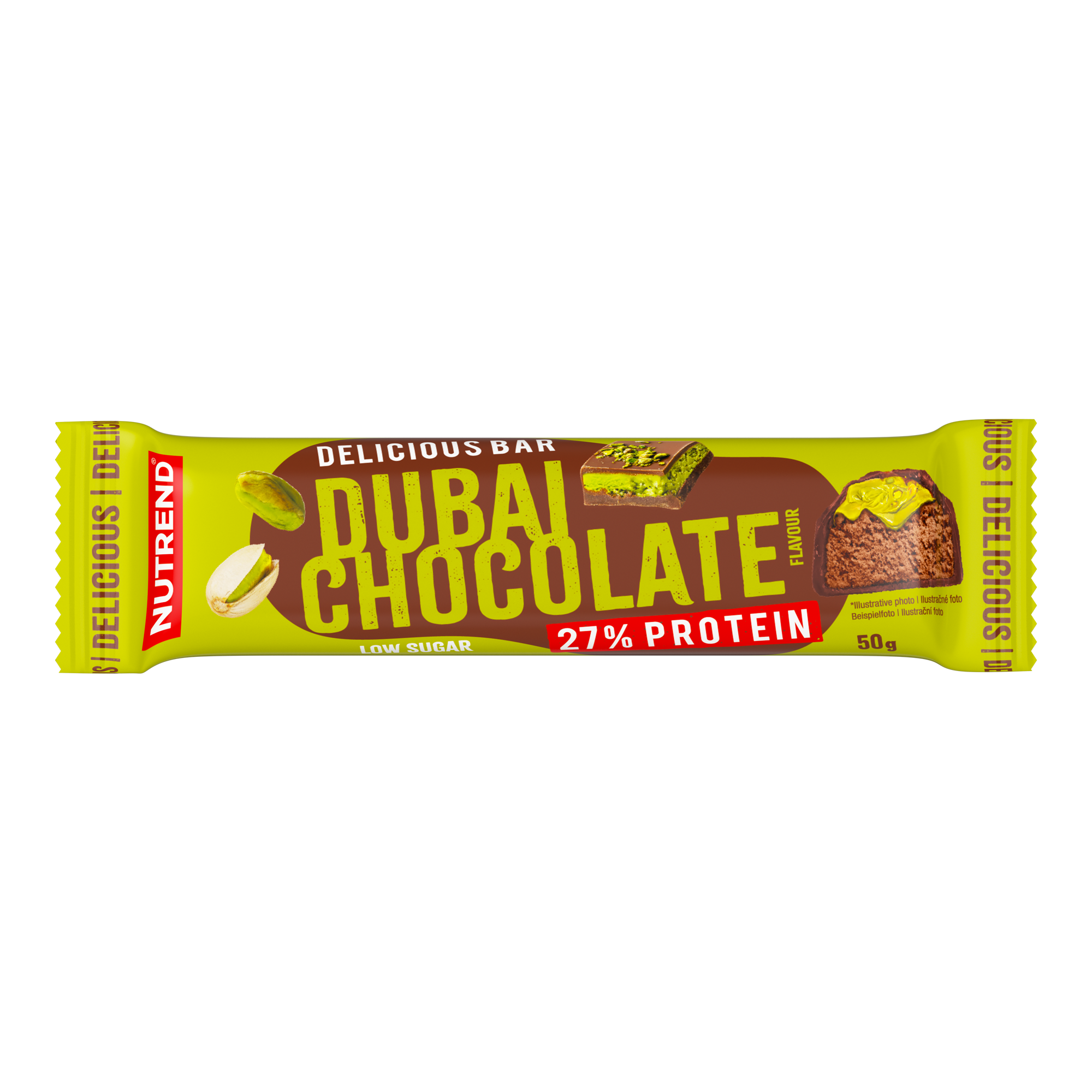 DELICIOUS_BAR_50g_dubai_chocolate Nutrend Delicious Bar 50gr - Image 1