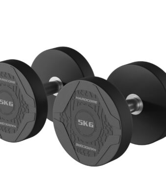 Hardcore Rubber Dumbbells Set HC1012A