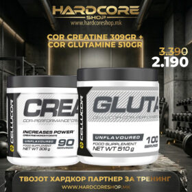PROMO: Cor Creatine 309gr + Cor Glutamine 510gr