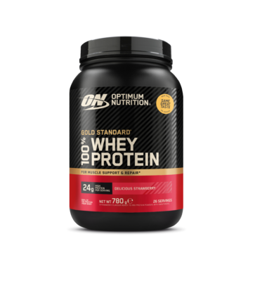 Optimum Nutrition Gold Standard 100% Whey 780g вкус Delicious Strawberry премиум Протеин