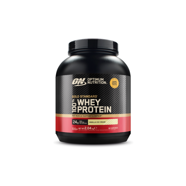 Optimum Nutrition Gold Standard 100% Whey 2.27kg вкус ванила премиум протеин