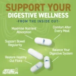 Applied Nutrition Gut Health капсули со пробиотици и ензими за дигестија