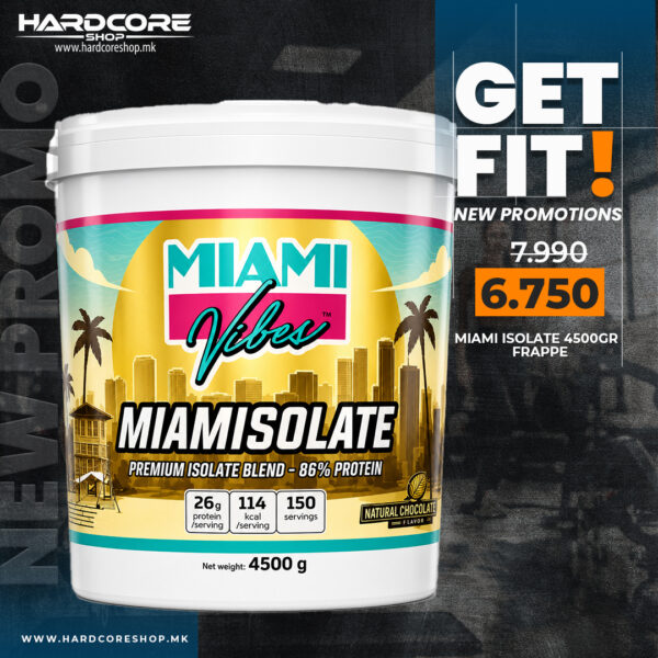 PROMO: Miami Isolate 4500gr  Frappe