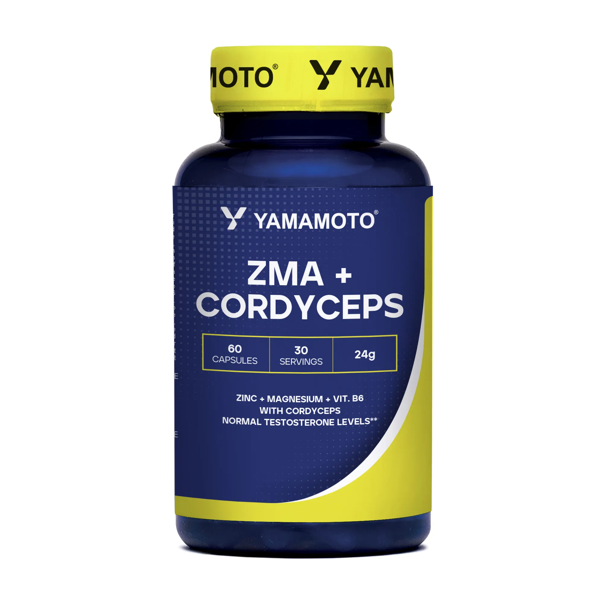 Yamamoto Nutrition ZMA + Cordyceps 60 капсули