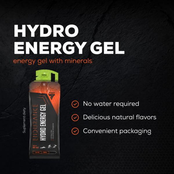 Energy gel со јаглехидрати калиум и магнезиум