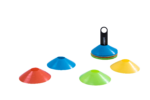 Multi color agility cones со држач за складирање