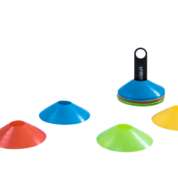 Multi color agility cones со држач за складирање