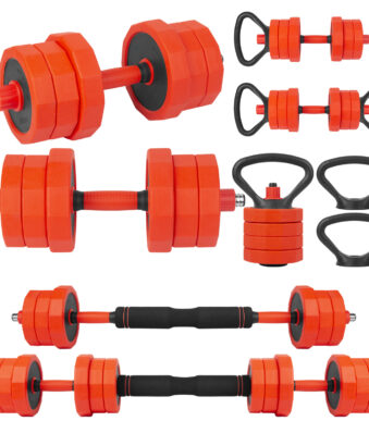 Home Gym Multi Set Dumbbells Kettlebell Barbell мултифункционален сет