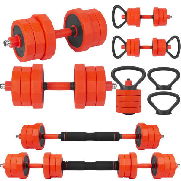 Home Gym Multi Set Dumbbells Kettlebell Barbell мултифункционален сет